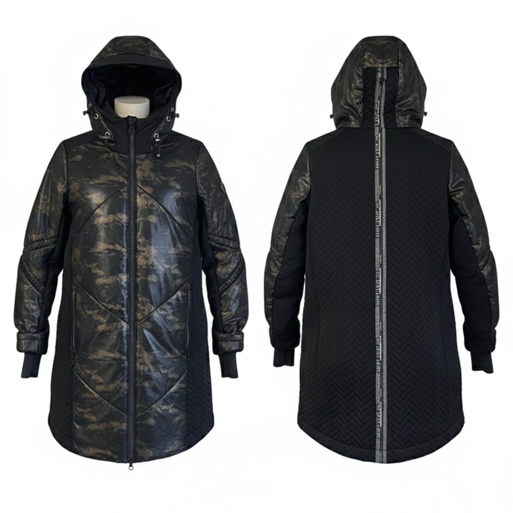 Sportalm Light-Steppmantel Taboo Jacket, Black Designer Transition Puffer Ski